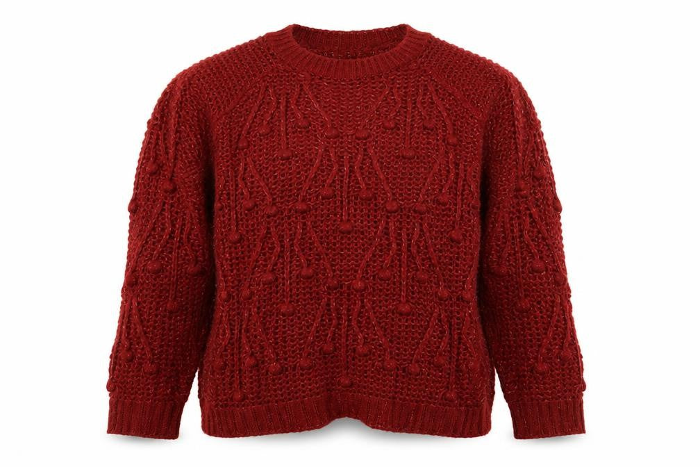Front view of Tu women’s ivory knit jumper, size UK 18