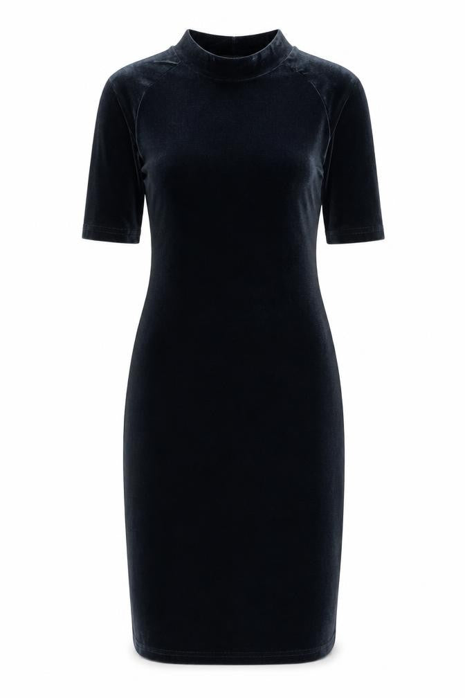 Front view of Primark women’s blue fit & flare, size UK 6