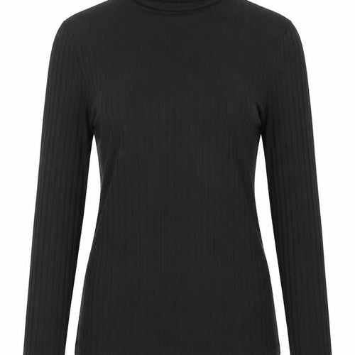 F&F Womens Black Striped  Wrap T-Shirt Size 10