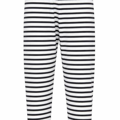 TU Girls White Striped  Capri Trousers Size 12 Years
