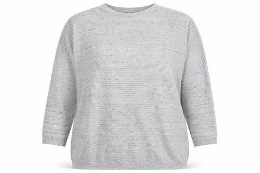Front view of ASOS women’s grey jumper, size UK 14