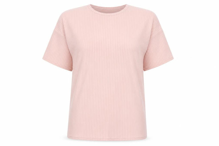 Nasty Gal Womens Pink Basic T-Shirt Size 12
