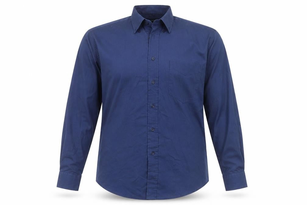 ARMANDO Mens Blue    Button-Up Size M