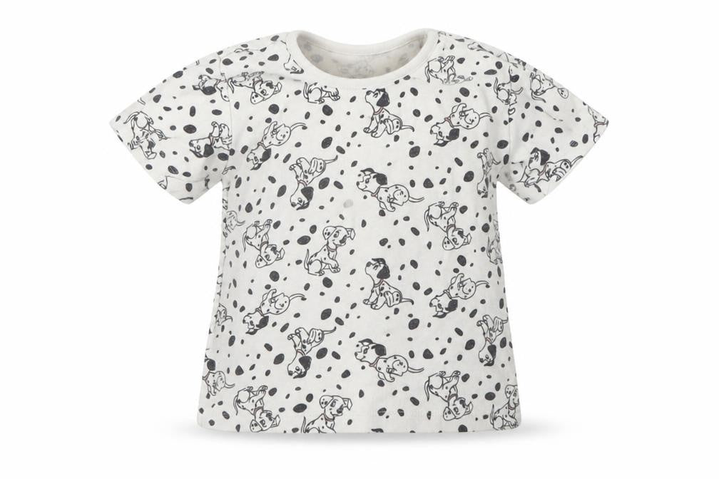 George Girls Grey Animal Print  Basic T-Shirt Size 9-12 Months