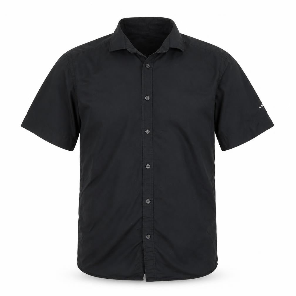 Kustom Kit Mens Black    Button-Up Size 14