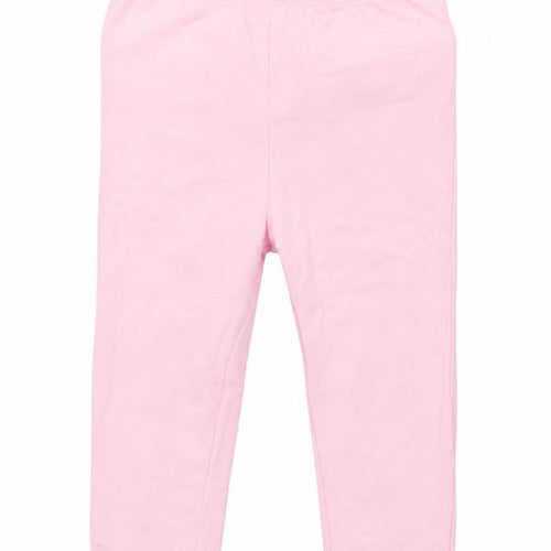 George Baby Pink Ikat  Jogger Trousers Size 12-18 Months