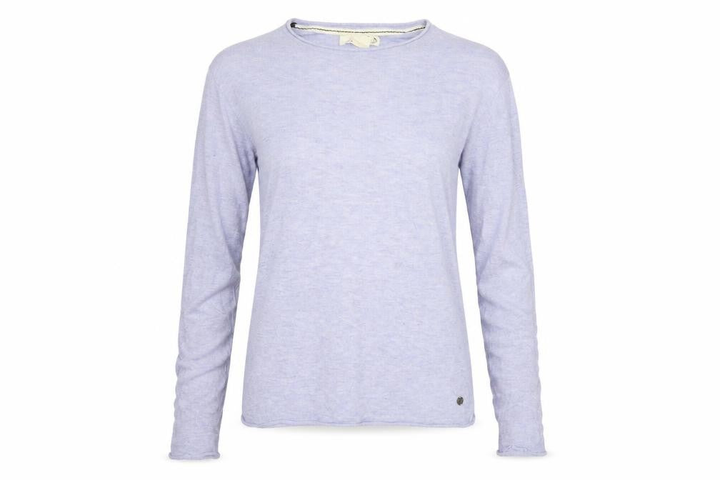 Front view of H&M women’s blue jumper, size XS