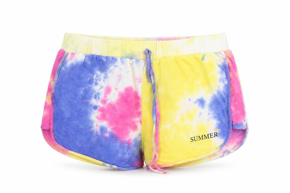 Front view of SHEIN women’s multicoloured sailor shorts, size S