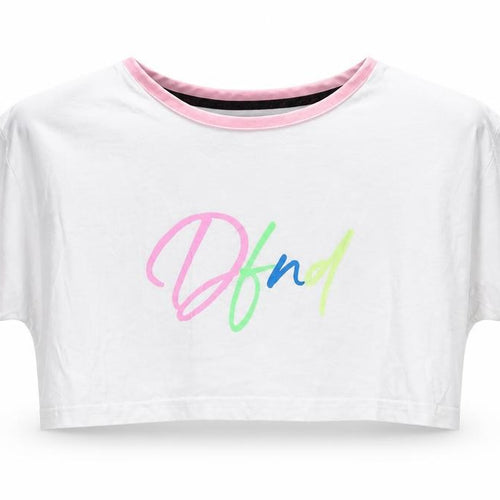 Dfnd Girls White   Cropped Polo Size 11-12 Years