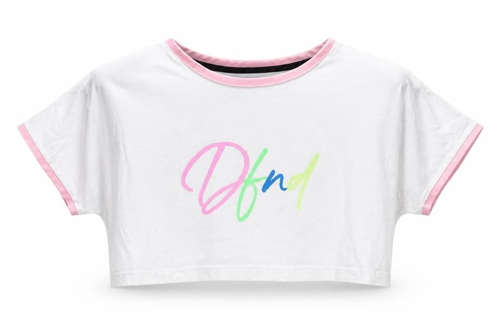 Dfnd Girls White   Cropped Polo Size 11-12 Years