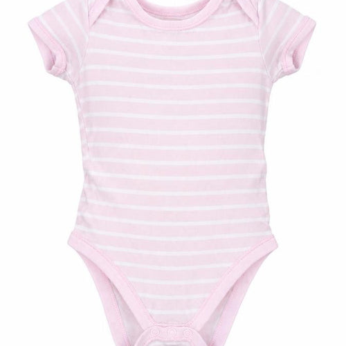 Matalan Girls Pink Striped  Leotard One-Piece Size 12-18 Months