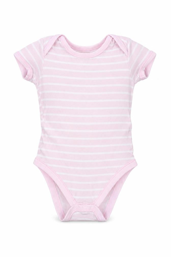 Matalan Girls Pink Striped  Leotard One-Piece Size 12-18 Months