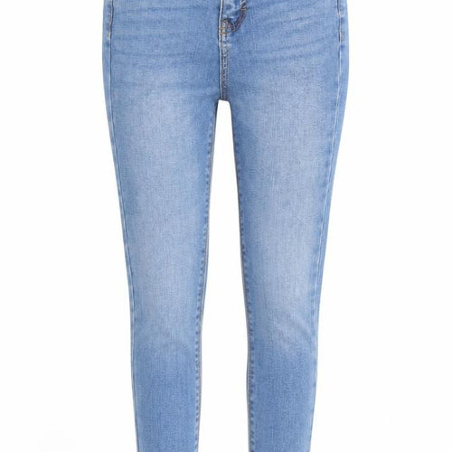 Denim & Co. Womens Blue   Skinny Jeans Size 6 L28 in