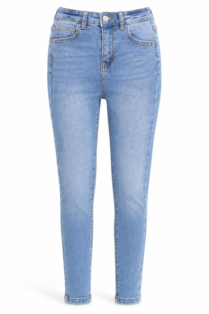 Denim & Co. Womens Blue   Skinny Jeans Size 6 L28 in