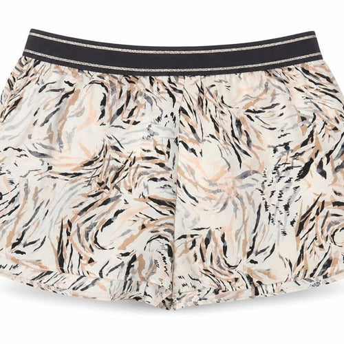 Primark Womens Beige Animal Print  Hot Pants Shorts Size 6