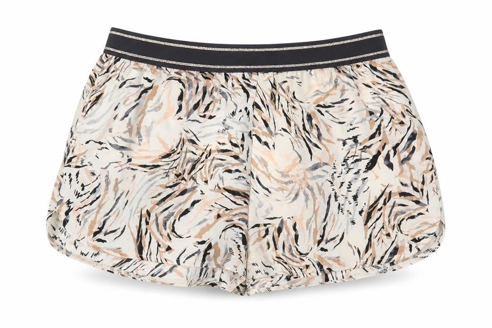 Primark Womens Beige Animal Print  Hot Pants Shorts Size 6