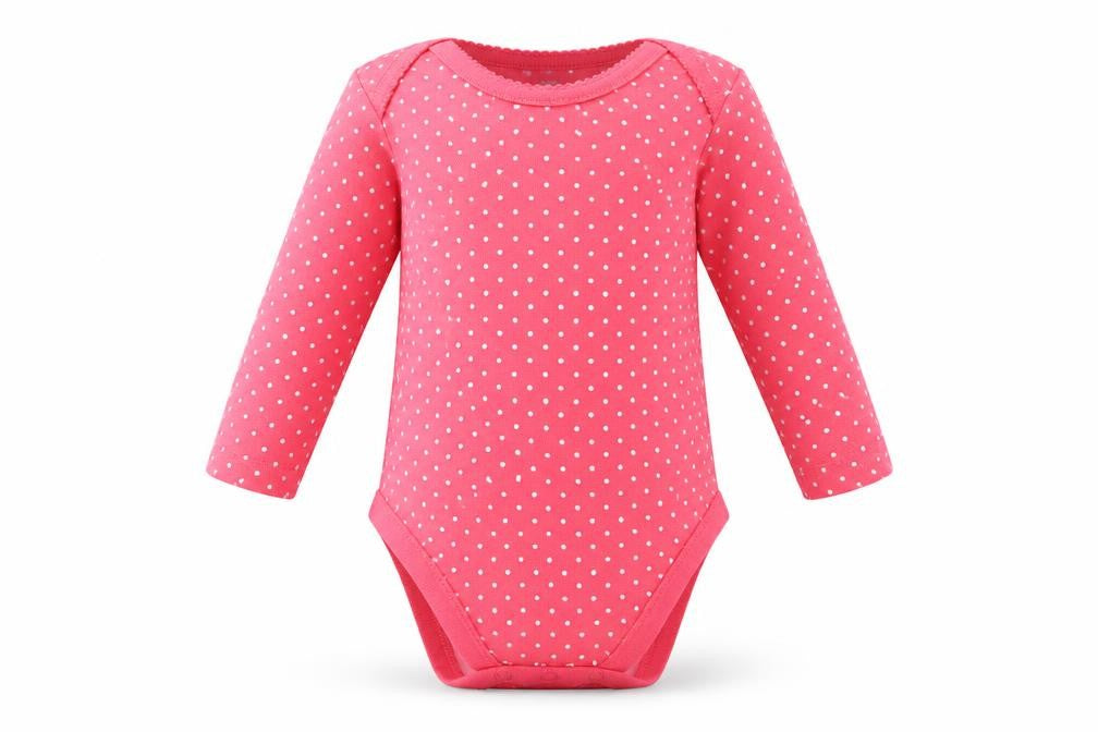 F&F Baby Pink Polka Dot  Babygrow One-Piece Size 0-3 Months