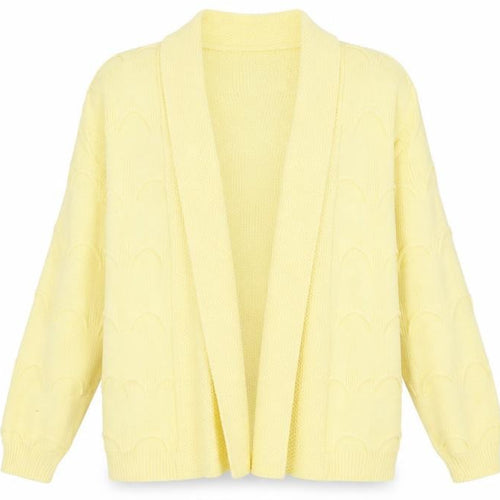 lady ice Womens Yellow   Cardigan Jumper Size L