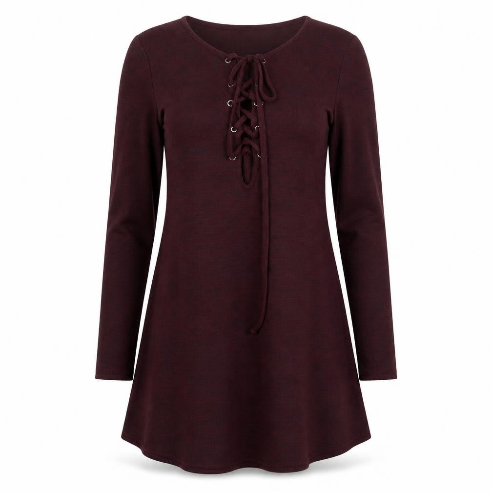 Boohoo Womens Purple   A-Line  Size 8  - Burgundy