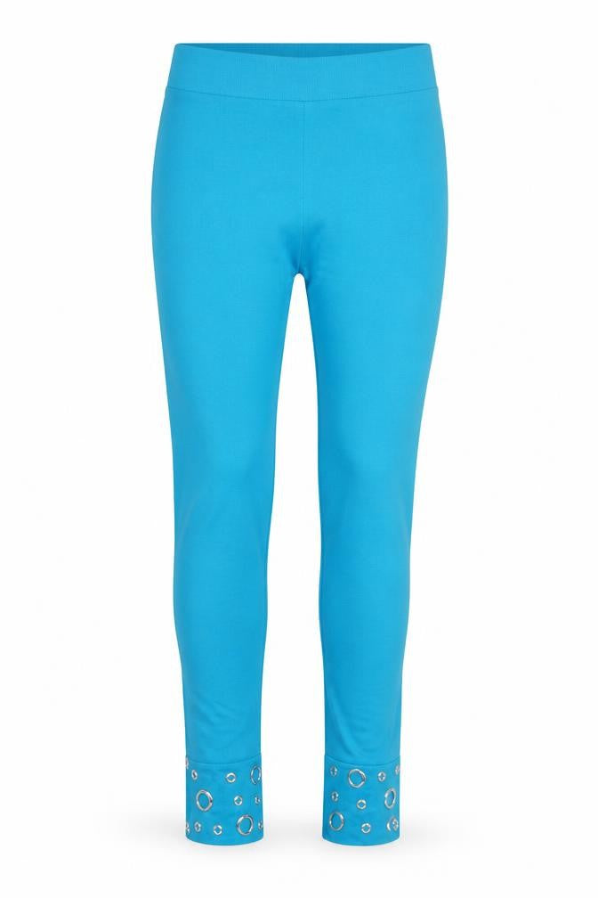 Preworn Womens Blue   Cropped Leggings Size M L23 in