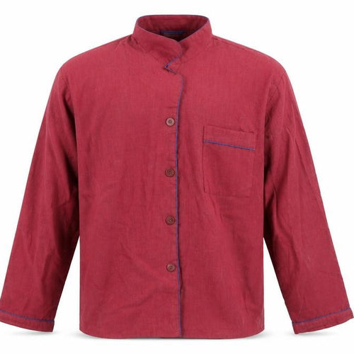 Harvey James Mens Red    Pyjama Top Size M
