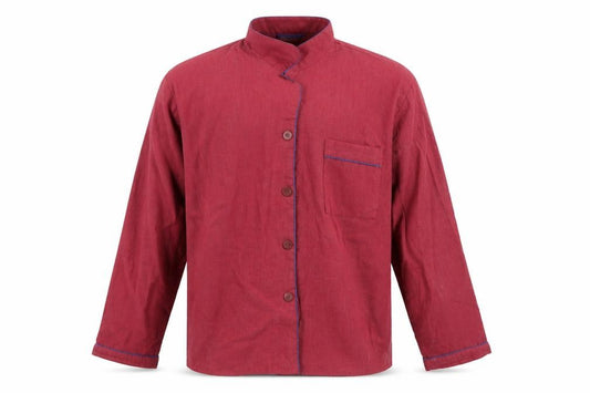 Harvey James Mens Red    Pyjama Top Size M