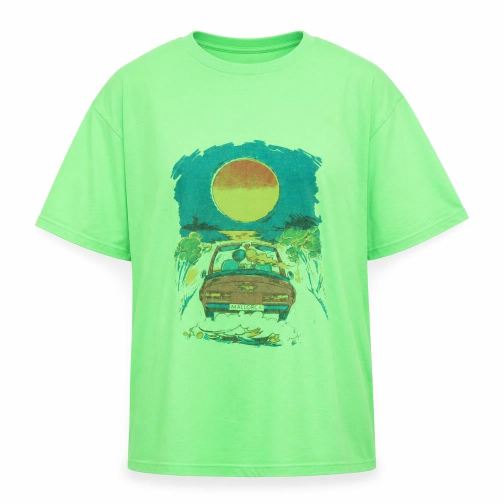 Front view of Ferpi men’s green t-shirt, size S