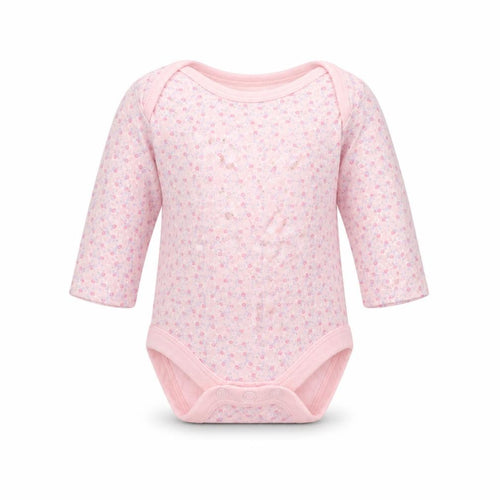 Mothercare Girls Pink Floral  Babygrow One-Piece Size 0-3 Months  - Up to 1 month