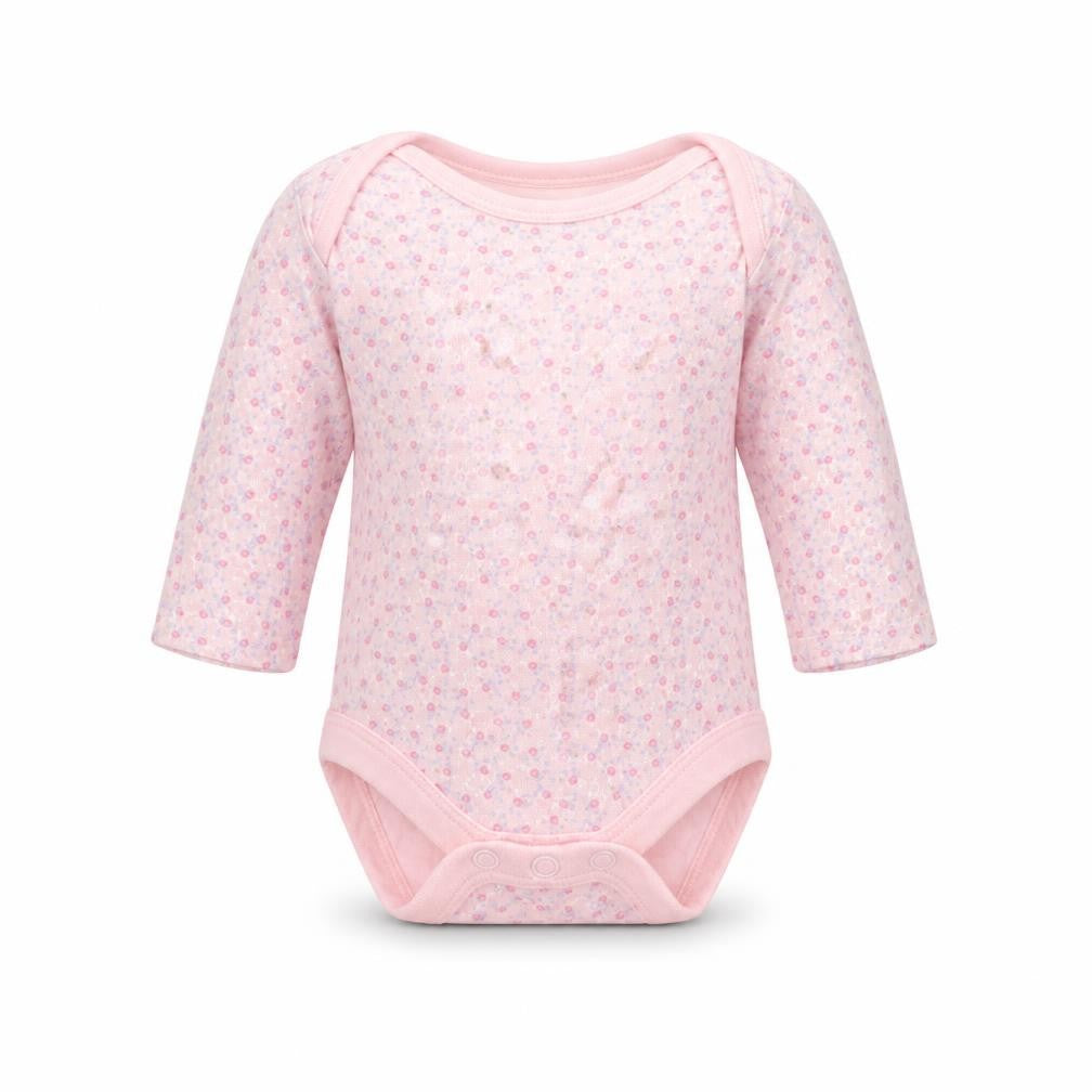 Mothercare Girls Pink Floral  Babygrow One-Piece Size 0-3 Months  - Up to 1 month