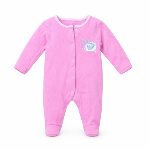 F&F Girls Purple   Babygrow One-Piece Size 0-3 Months