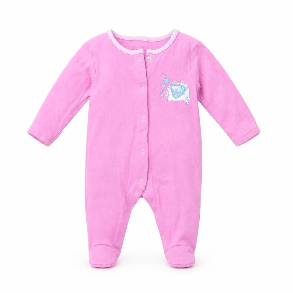 F&F Girls Purple   Babygrow One-Piece Size 0-3 Months
