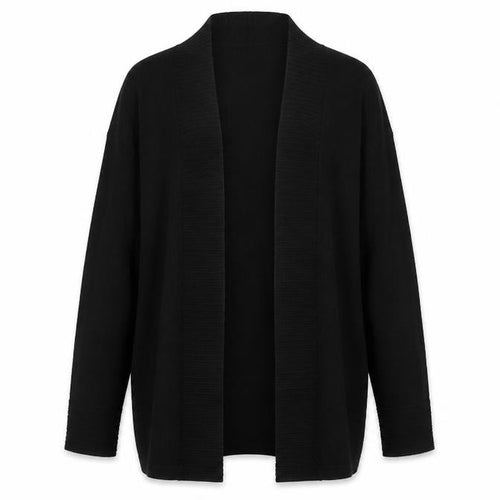 Klass Womens Black  Knit Cardigan Jumper Size M