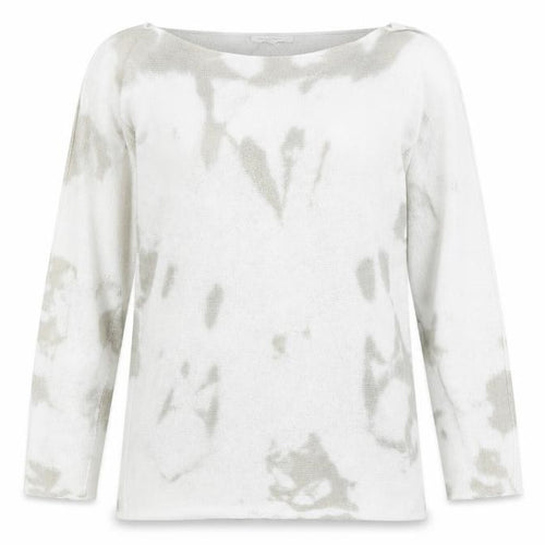 Collezione Gaia Womens Grey  Knit Pullover Jumper Size M  - Tie Dye