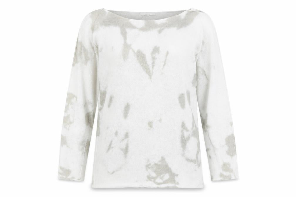 Collezione Gaia Womens Grey  Knit Pullover Jumper Size M  - Tie Dye