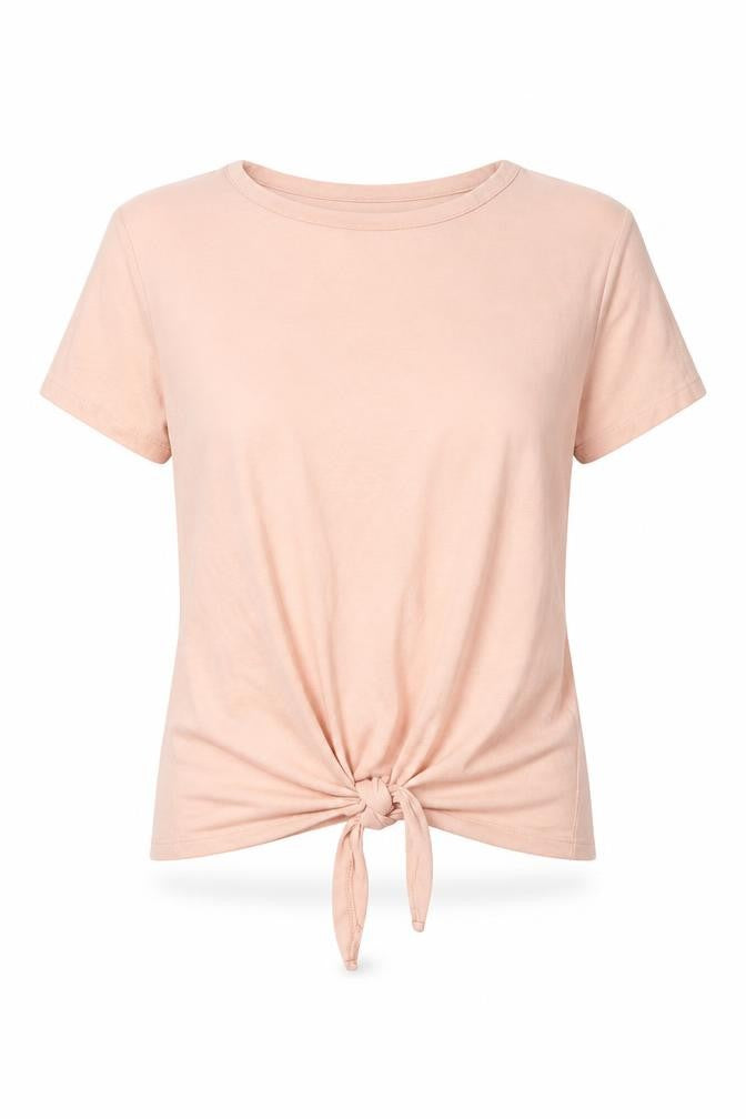 Pretty Secrets Womens Pink   Basic T-Shirt Size 12