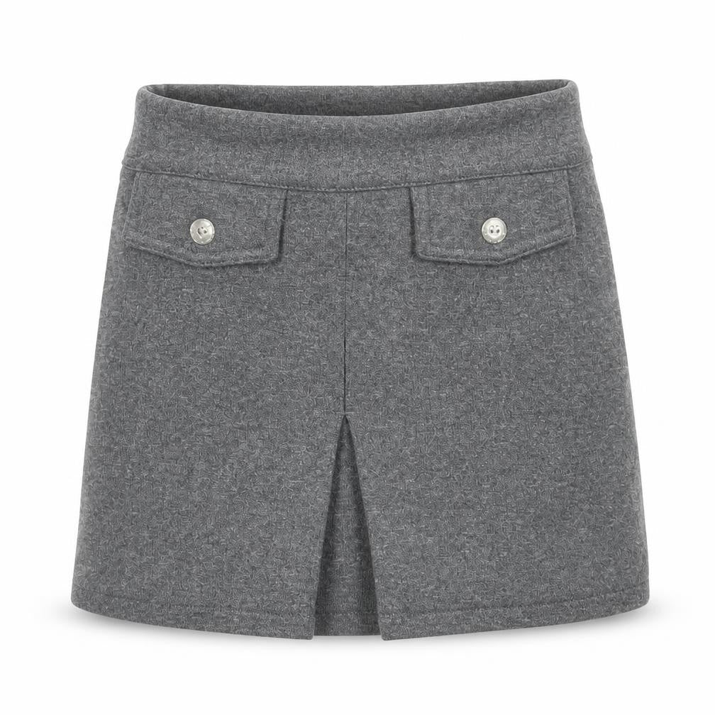 Adams Girls Grey   A-Line Skirt Size 4 Years