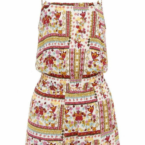 H&M coachella Womens Multicoloured Floral  Jumpsuit One-Piece Size 6