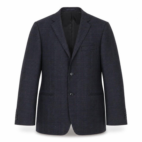ALFREDO Mens Blue Check  Jacket Suit Jacket Size 46