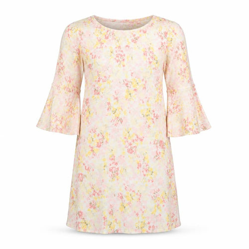 Collection London Girls Yellow Floral  Jumper Dress  Size 8 Years