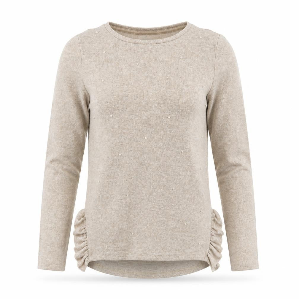 Next Womens Beige  Knit Pullover Jumper Size 6