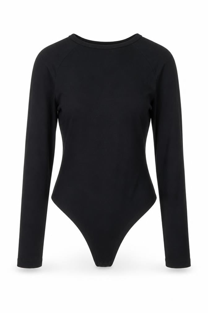 Front view of Primark women’s black leotard one-piece, size XS