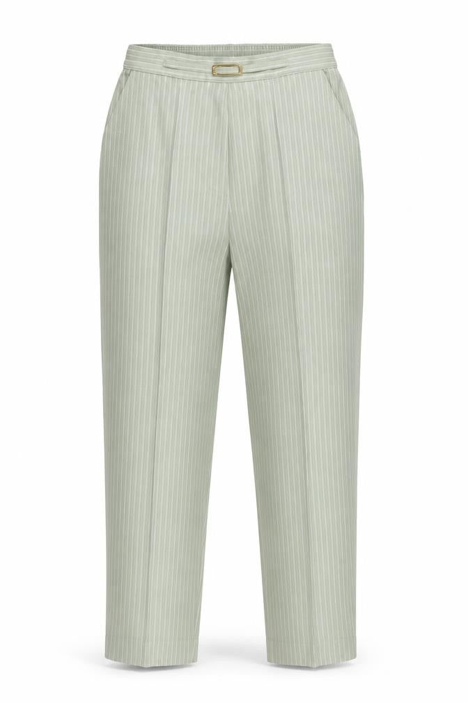 Marks and Spencer Womens Green  Rayon Trousers  Size 12 L26 in