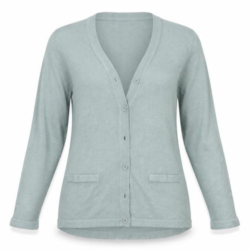 Damart Womens Green   Cardigan Jumper Size 12