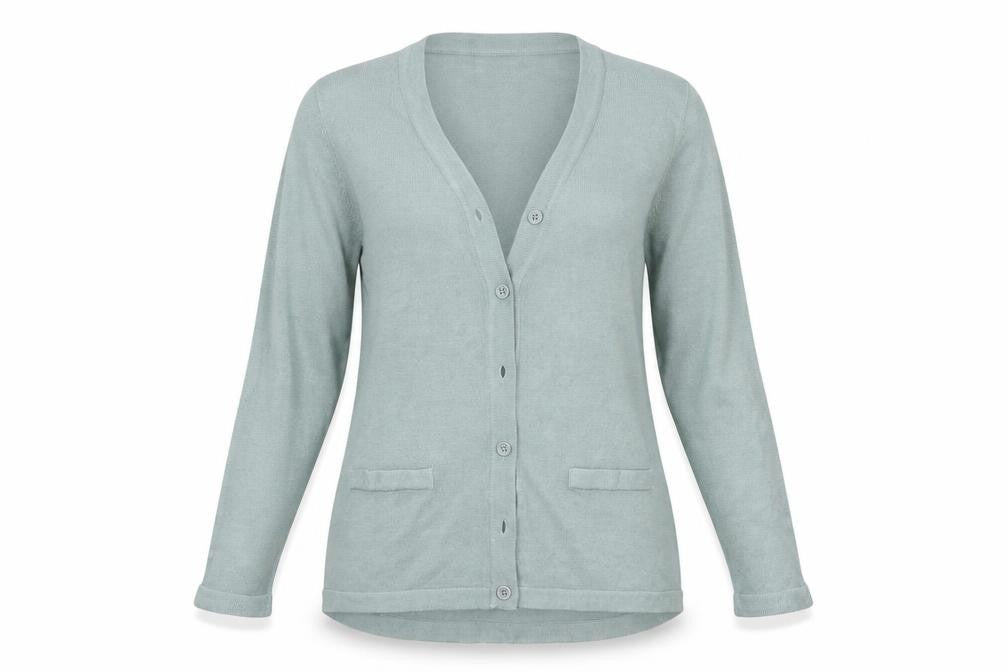 Damart Womens Green   Cardigan Jumper Size 12