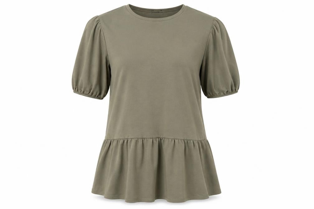 Front view of George women’s green a-line, size M
