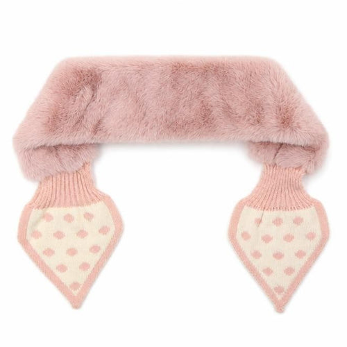 Zelly Girls Pink Polka Dot  Scarf Scarves & Wraps Size Regular
