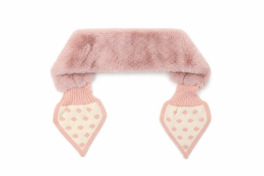 Zelly Girls Pink Polka Dot  Scarf Scarves & Wraps Size Regular
