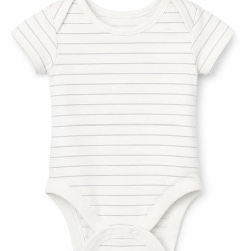 George Baby White Striped  Romper One-Piece Size 0-3 Months