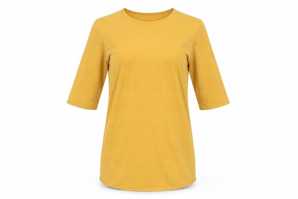 Only Womens Gold   Basic T-Shirt Size M