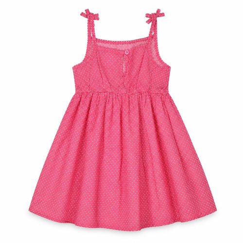 Primark Girls Pink Polka Dot  Fit & Flare  Size 18-24 Months